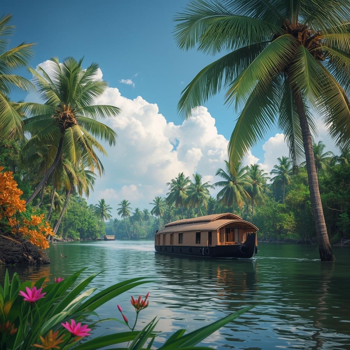 Transfers to houseboats in Alleppey and Kumarakom